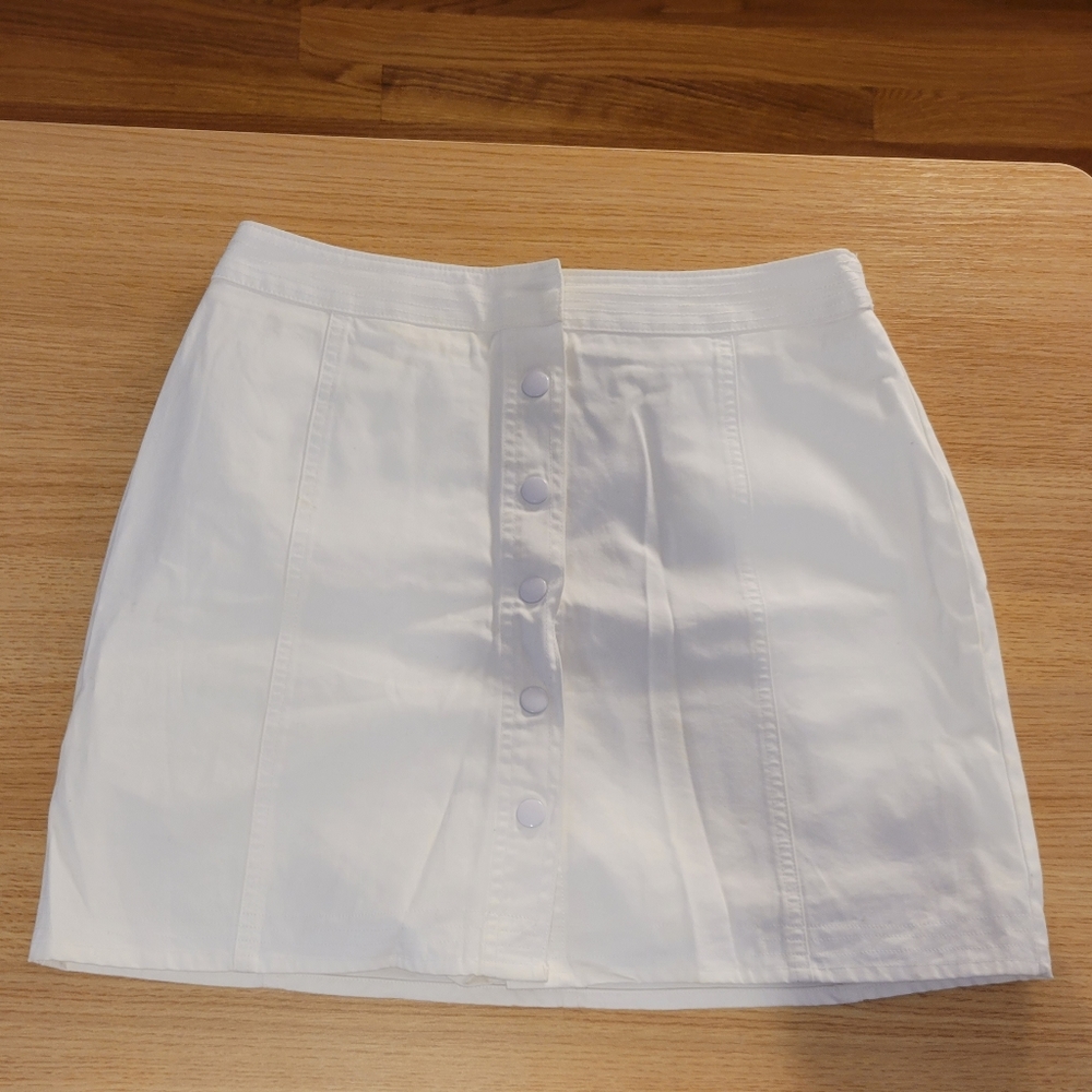 Button Up Aline Skirt